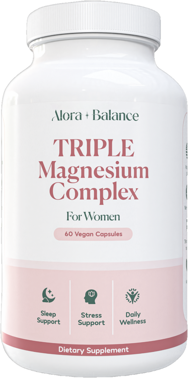 Alora Balance Triple Magnesium Complex for Women, 60 vegan capsules